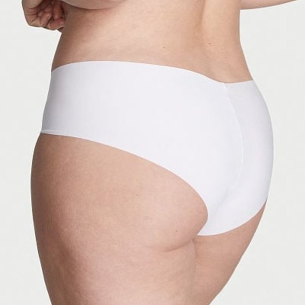 Victoria's Secret Sexy Illusions No-Show Lace Cheeky Panty White - Picture 5 of 9